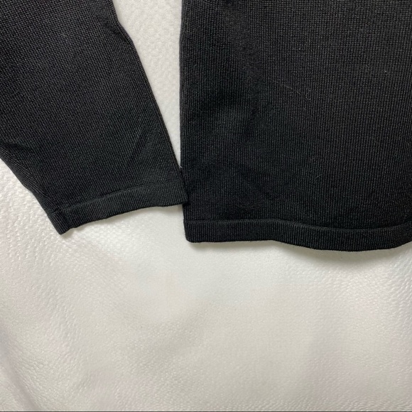 fun Sweater ONE 7 SIX WOMEN’s Black Grey Floral Silhouette Sweater PXL - Picture 6 of 7